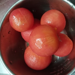 トマトの皮むき〜冷凍ver.〜
